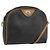 Christian Dior Borsa a spalla in tela a nido d'ape PVC nera e dorata Auth BA8204 Nero D'oro