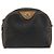 Christian Dior Borsa a spalla in tela a nido d'ape PVC nera e dorata Auth BA8204 Nero D'oro - vista 2