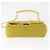 CHANEL Borsa a Spalla Matelassé con Catena Cotone Giallo Oro CC Auth 156510V D'oro - vista 10
