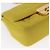 CHANEL Borsa a Spalla Matelassé con Catena Cotone Giallo Oro CC Auth 156510V D'oro - vista 11