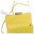 CHANEL Borsa a Spalla Matelassé con Catena Cotone Giallo Oro CC Auth 156510V D'oro - vista 16