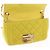 CHANEL Borsa a Spalla Matelassé con Catena Cotone Giallo Oro CC Auth 156510V D'oro - vista 17