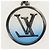 LOUIS VUITTON Schlüsselanhänger Inclusion Charm Metall Silberton M69852 Auth 143031M - Ansicht 6