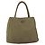 Bolso de mano PRADA de nailon caqui plateado auténtico bs31364 Plata - vista 2