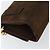 Borsa a Spalla Vala Chain in Camoscio Marrone Oro Auth BA8244 di Salvatore Ferragamo - vista 13