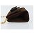 Borsa a Spalla Vala Chain in Camoscio Marrone Oro Auth BA8244 di Salvatore Ferragamo - vista 5
