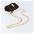 Borsa a Spalla Vala Chain in Camoscio Marrone Oro Auth BA8244 di Salvatore Ferragamo - vista 7