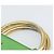Borsa Tote PRADA Nylon Verde Oro Auth 153035 D'oro - vista 8