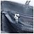 Schwarze Leder-Handtasche mit Nova Check-Muster von BURBERRY, authentisch Silber BA8861 - Ansicht 19