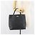 Schwarze Leder-Handtasche mit Nova Check-Muster von BURBERRY, authentisch Silber BA8861 - Ansicht 21