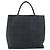 Schwarze Leder-Handtasche mit Nova Check-Muster von BURBERRY, authentisch Silber BA8861 - Ansicht 3
