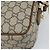 Bolso de hombro GUCCI GG Plus Supreme de cuero PVC beige y dorado Auth 156789 - vista 12