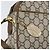 Bolso de hombro GUCCI GG Plus Supreme de cuero PVC beige y dorado Auth 156789 - vista 15