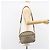 Bolso de hombro GUCCI GG Plus Supreme de cuero PVC beige y dorado Auth 156789 - vista 24
