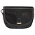 LOEWE Bolsa de Ombro Anagram Couro Preto Dourado Auth ep12382 - vista 13