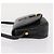 LOEWE Bolsa de Ombro Anagram Couro Preto Dourado Auth ep12382 - vista 4