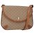 Céline Borsa a Spalla in Tela Macadam CELINE PVC Beige Oro Auth ki6223 D'oro