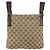 Borsa a Spalla GG Canvas Gucci Beige Argento 122793 Auth 156411 - vista 3