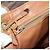 Céline CELINE Macadam Canvas Backpack PVC Leather Brown Gold Auth bs31713 Golden - view 30