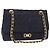 BALLY Borsa a Spalla con Catena Pelle Blu Navy Oro Auth 153688 D'oro