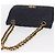 BALLY Borsa a Spalla con Catena Pelle Blu Navy Oro Auth 153688 D'oro - vista 6