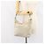 Borsa a Spalla GG Canvas Gucci Camoscio Bianco Argento 000 0602 Auth am10075 - vista 22