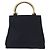 PRADA Borsa a mano in nylon blu navy oro Auth 156119 D'oro - vista 3