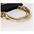 PRADA Borsa a mano in nylon blu navy oro Auth 156119 D'oro - vista 7
