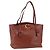 Chloé Borsa Tote in Pelle Marrone Oro Auth am10080 D'oro