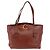 Chloé Borsa Tote in Pelle Marrone Oro Auth am10080 D'oro - vista 2