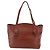 Chloé Borsa Tote in Pelle Marrone Oro Auth am10080 D'oro - vista 3