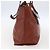 Chloé Borsa Tote in Pelle Marrone Oro Auth am10080 D'oro - vista 4