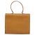 Borsa a mano Christian Dior in pelle marrone dorato Auth ep12336 D'oro - vista 3