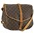 LOUIS VUITTON Borsa a Spalla Monogram Saumur 35 M42254 LV Auth 155167 Monogramma