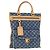 LOUIS VUITTON Borsa Tote Piatta Monogram in Denim Blu M95018 LV Auth 159149SM