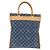 LOUIS VUITTON Borsa Tote Piatta Monogram in Denim Blu M95018 LV Auth 159149SM - vista 2