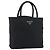 PRADA Bolso de mano de nylon negro Auth 156858