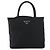 PRADA Bolso de mano de nylon negro Auth 156858 - vista 13
