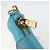 PRADA Borsa a Spalla con Catena Nylon Blu Turchese Oro Auth 156453V D'oro - vista 19