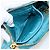 PRADA Borsa a Spalla con Catena Nylon Blu Turchese Oro Auth 156453V D'oro - vista 24