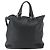 PRADA Handtasche Leder 2-Wege Schwarz Gold Auth mr1569 Golden - Ansicht 2