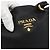 PRADA Handtasche Leder 2-Wege Schwarz Gold Auth mr1569 Golden - Ansicht 20