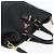 PRADA Handtasche Leder 2-Wege Schwarz Gold Auth mr1569 Golden - Ansicht 6