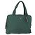 PRADA Borsa a mano in nylon verde argento Auth 154193