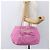 PRADA Borsa a mano in nylon rosa oro Auth 156242 D'oro - vista 23