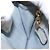 Monedero FENDI de cuero gris dorado Auth 154219 - vista 19