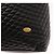 BALLY Borsa a Spalla in Pelle Trapuntata con Catena Nero Oro Auth ka727 D'oro - vista 17
