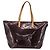 LOUIS VUITTON Monogram Vernis Bellevue GM Tote Bag Amarante M93589 Auth ka612 Bordeaux - Ansicht 2