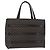 Céline Borsa tote in tela Macadam CELINE in pelle PVC nera e oro Auth 155936 Nero D'oro