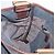 Borsa a Spalla PRADA in Tela Blu Navy Argento Auth ka744 - vista 16